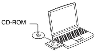 SONY SA-NS510 - Inserte el CD-ROM suministrado en la unidad de CD-ROM del ordenador. - 1