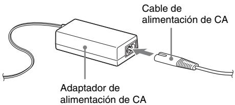 SONY SA-NS510 - Conexión a una fuente de alimentación de CA - 1