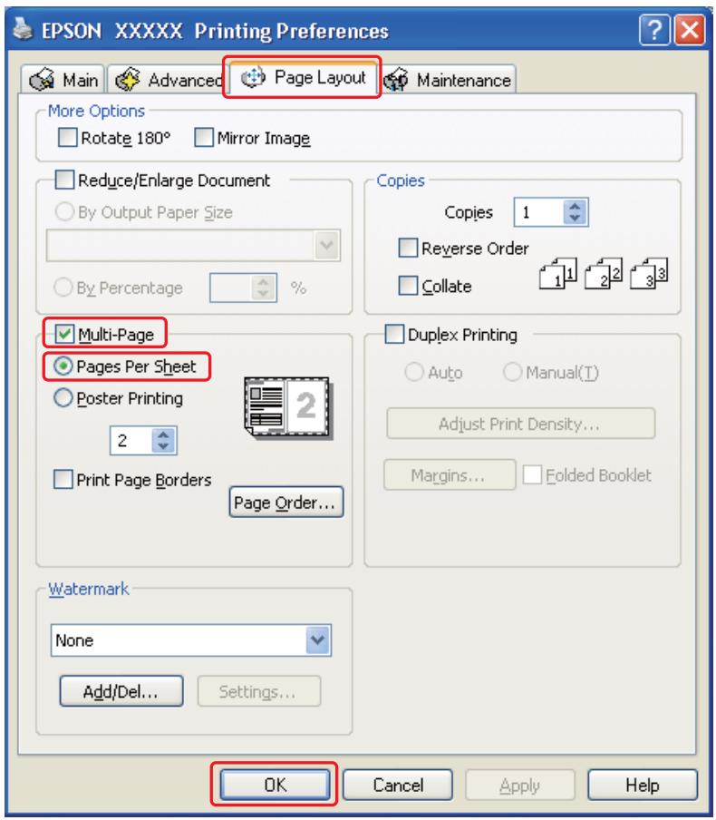 EPSON B-300 - Paramètres de l'imprimante sous Windows - 2