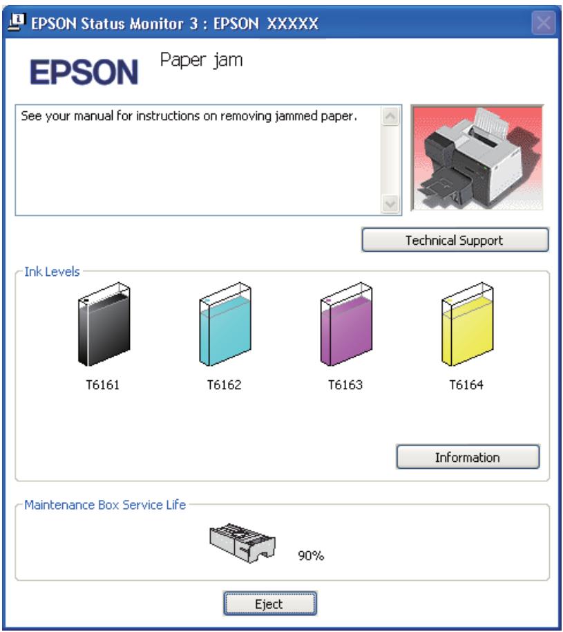 EPSON B-300 - Messages d'erreur - 1