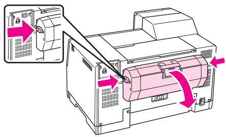 EPSON B-300 - Déinstallation de l'unité recto-verso - 1