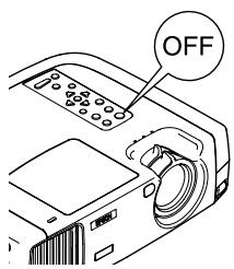 EPSON EMP-800 - Impossible d'arrêter le projecteur (en appuyant sur la touche [Power]) - 1