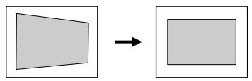 EPSON EMP-800 - Correction de la déformation trapézoidale - 3