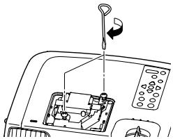 EPSON EMP-800 - Remontez le couvercle de la lampe. - 2
