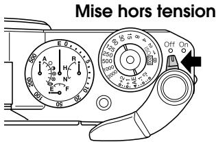 EPSON R-D1S - Mise sous/hors tension de l'appareil photo - 2