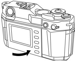 EPSON R-D1S - Ouverture de l'écran LCD - 3