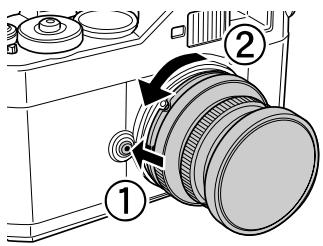 EPSON R-D1S - Dépose d'un objectif à monture M - 1