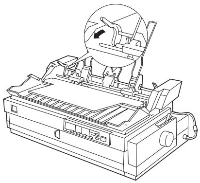 EPSON LQ-2070 - Chargement du papier avec le bac feuille à feuille grande capacité - 2