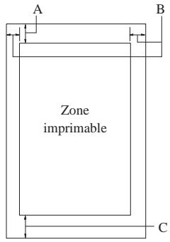 EPSON LQ-2070 - Zone imprimable - 1