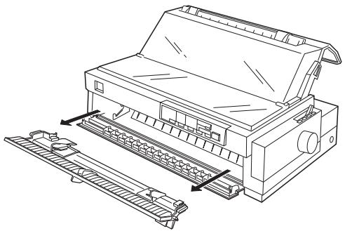 EPSON LQ-2070 - Retrait du tracteur de la position tracteur poussant avant - 1