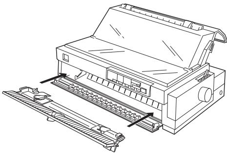 EPSON LQ-2070 - Retrait du tracteur de la position tracteur poussant avant - 3