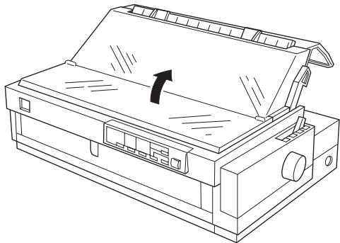 EPSON LQ-2070 - Chargement de feuilles simples avec le guide papier - 3