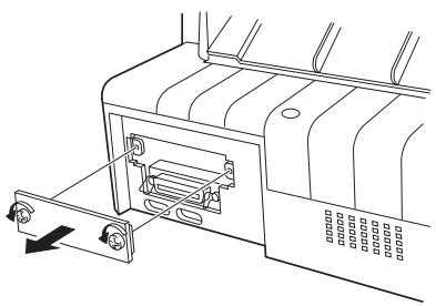 EPSON LQ-2070 - Installation d'une carte d'interface - 1