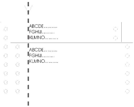 EPSON LQ-2070 - Alignment papier avant - 1