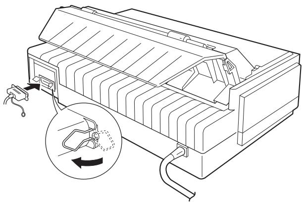 EPSON LQ-2070 - Connexion de l'imprimante à l'ordinateur - 1