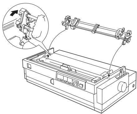 EPSON LQ-2070 - Installation du tracteur en position tracteur tirant - 2