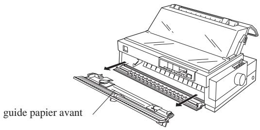 EPSON LQ-2070 - Installation du tracteur en position tracteur poussant avant - 1
