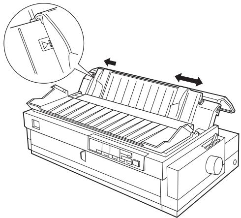 EPSON LQ-2070 - Chargement de feuilles simples avec le guide papier - 2
