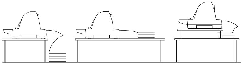EPSON LQ-630S - Positionnement de la réserve de papier continu - 1