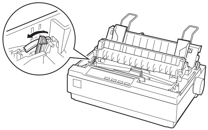 EPSON LX-1170 - Réglage du levier d'épaisseur du papier - 1