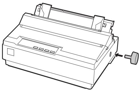 EPSON LX-1170 - Installation du bouton d'alimentation en papier - 1
