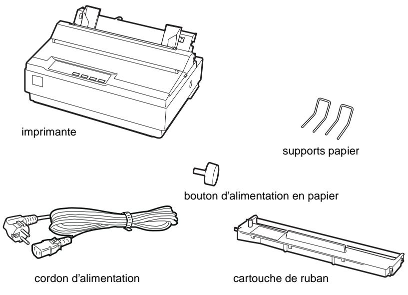 EPSON LX-1170 - Déballage de l'imprimante - 1