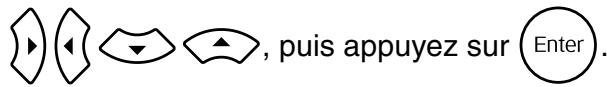 EPSON EH-DM3 - Sélectionnez la piste que vous souhaitez voir à l'aide de - 1
