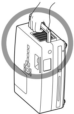 EPSON EH-DM3 - Lors du déplacement de cette unité - 1