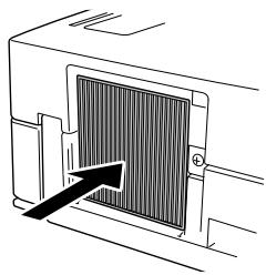 EPSON EH-DM3 - Remplacement du filtre à air - 4
