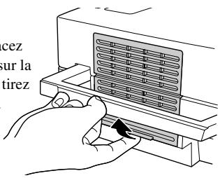 EPSON EH-DM3 - Remplacement du filtre à air - 2