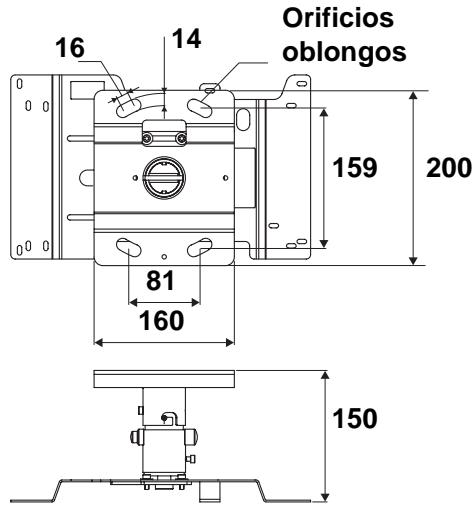EPSON ELPMB22 - 2-2 Fijación de la placa para el techo al techo - 2
