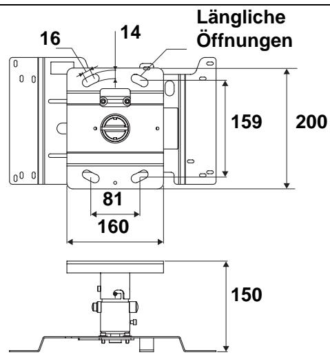 EPSON ELPMB22 - 2-2 Ansetzen der Deckenplatte an der Decke - 2