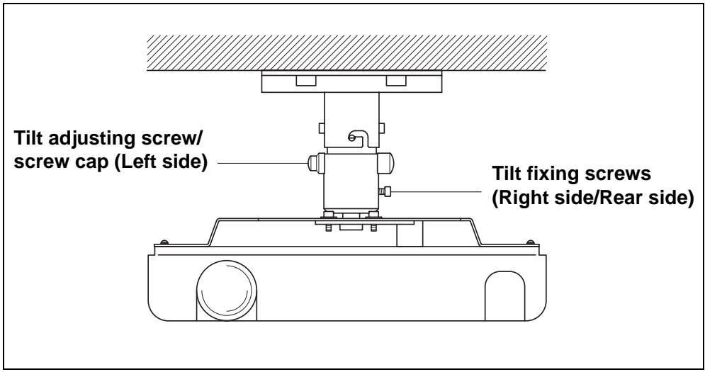 EPSON ELPMB22 - 2-4 Fitting the Projector Plate to the Ceiling Plate - 2