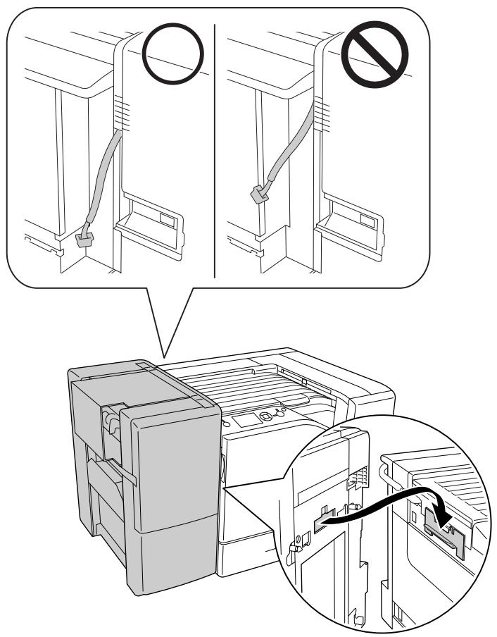 EPSON WORKFORCE AL-C500 SERIES - Installation de l'agrafeuse/empileuse - 9