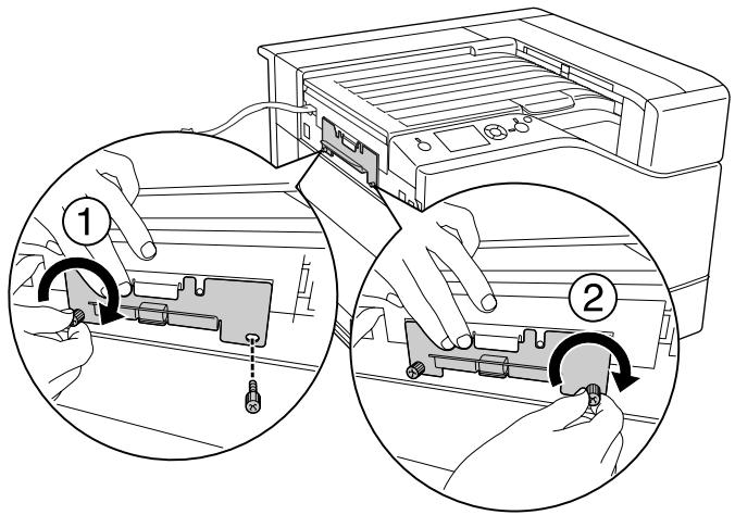 EPSON WORKFORCE AL-C500 SERIES - Installation de l'agrafeuse/empileuse - 7