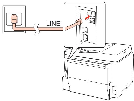 EPSON WORKFORCE PRO WP-4595 DNF - Partage d'une ligne avec un téléphone - 1