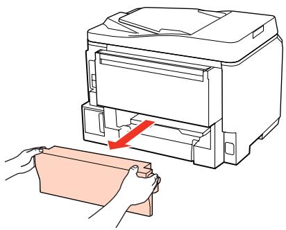 EPSON WORKFORCE PRO WP-4595 DNF - Retrait du papier coincé de l'unité arrêté - 2