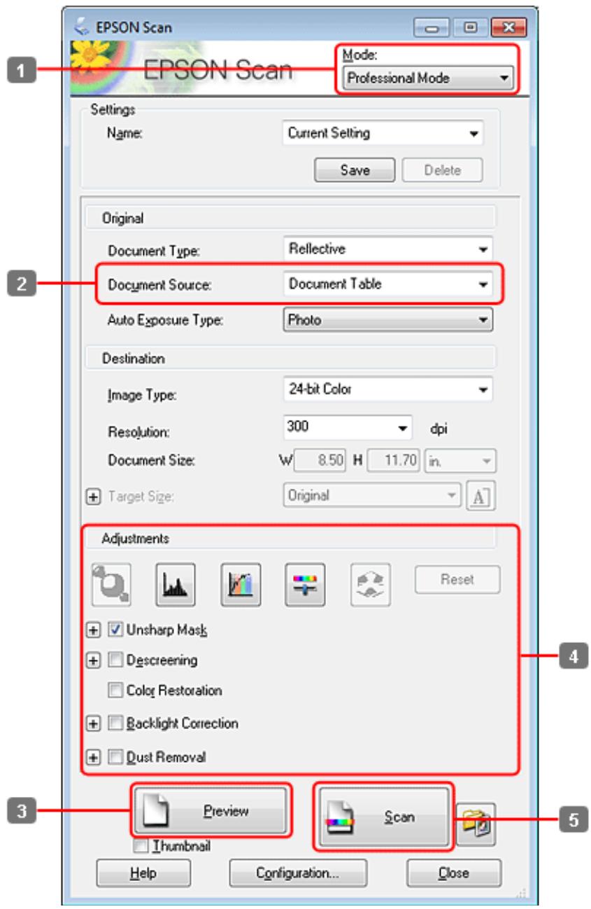 EPSON WORKFORCE PRO WP-4595 DNF - Numérisation - 1