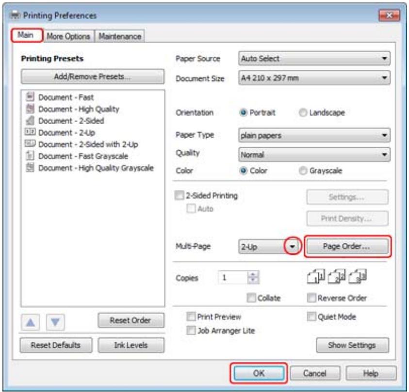 EPSON WORKFORCE PRO WP-4595 DNF - Paramètres de l'imprimante pour windows - 3