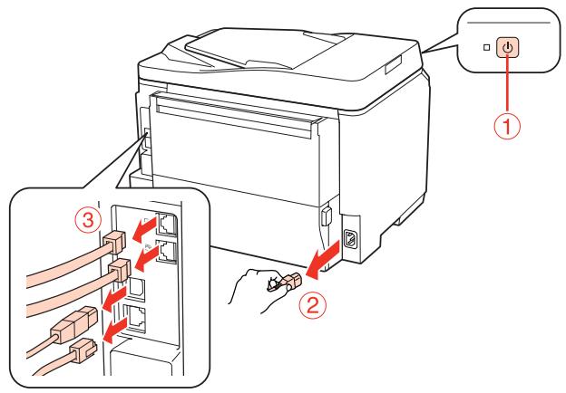 EPSON WORKFORCE PRO WP-4595 DNF - Installation de l'unité papier - 1