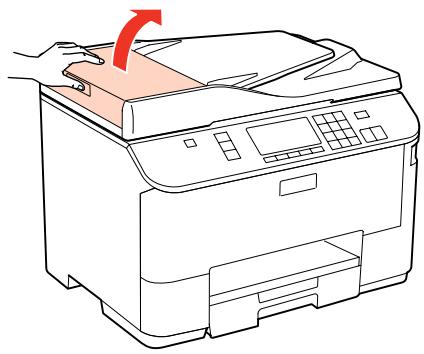 EPSON WORKFORCE PRO WP-4595 DNF - Retrait du papier coincé dans le chargeur automatique de documents (ADF) - 3
