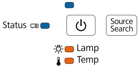 Status Lamp Temp Source Search