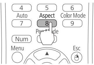 4 Auto 7 Num Menu 5 Aspect 8 PepMode 6 Color Mode 9 Esc
