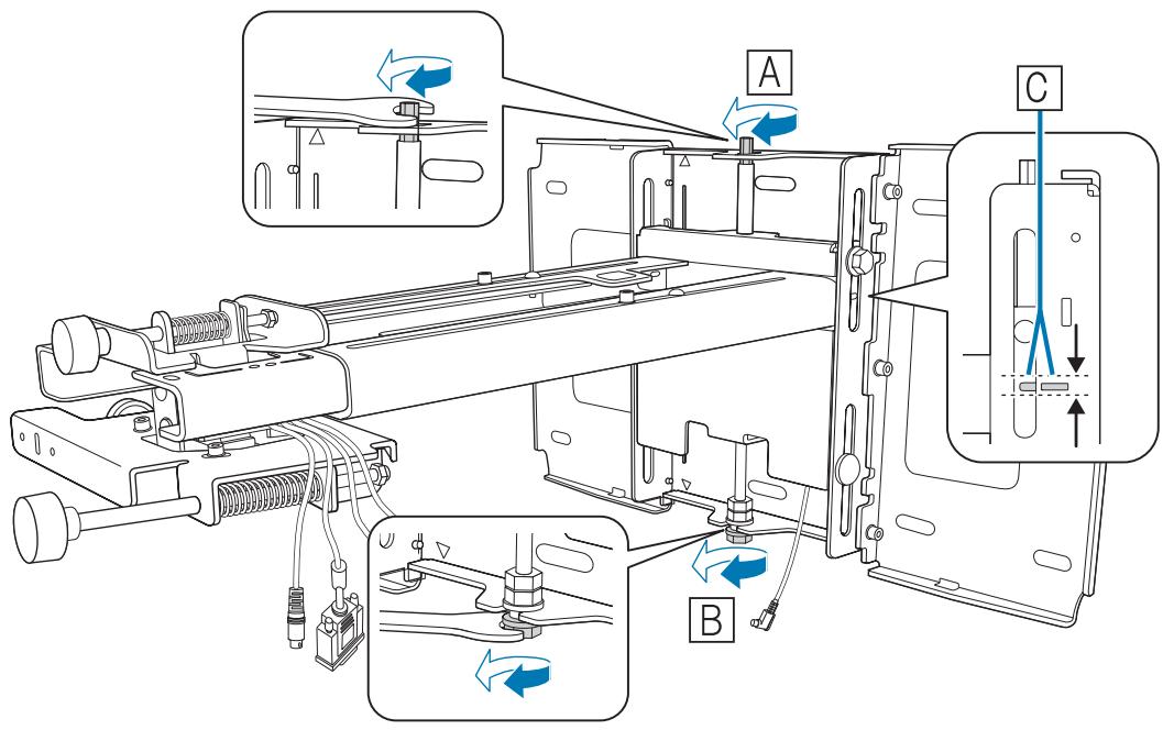 EPSON EB-1430WI - Fijar la placa de fijación y la placa de la pared - 2