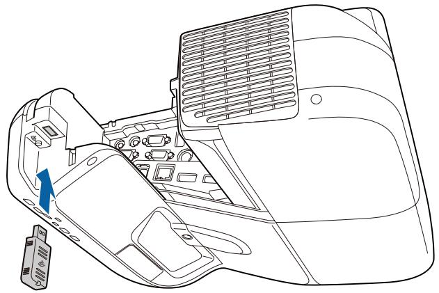 EPSON EB-1430WI - Connect the cables to the projector - 2