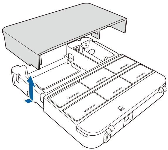 EPSON EB-1430WI - Quitar la tapa de cables - 1