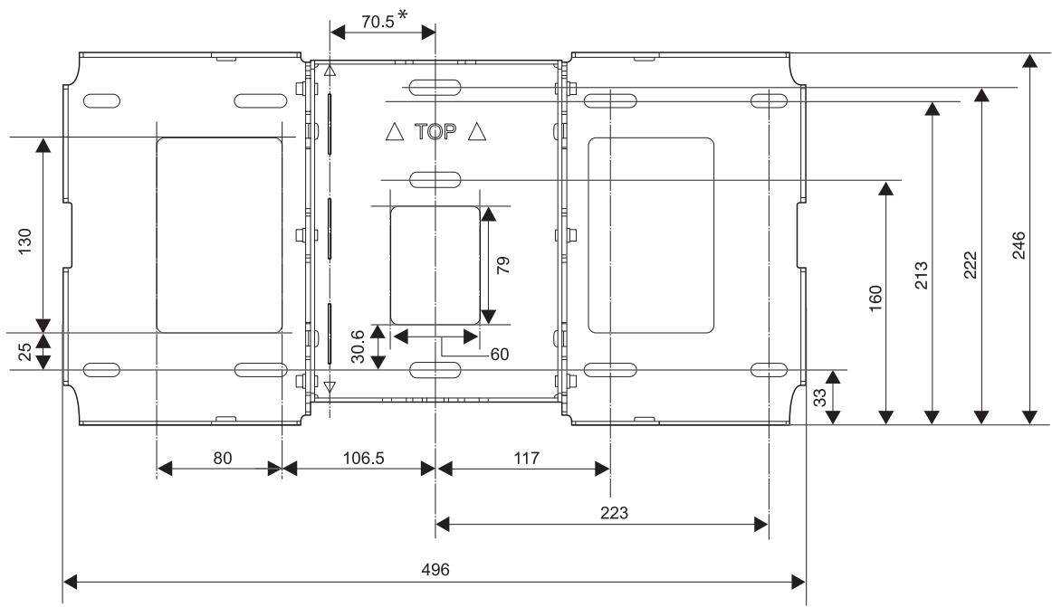 EPSON EB-1430WI - Placa de la pared - 1