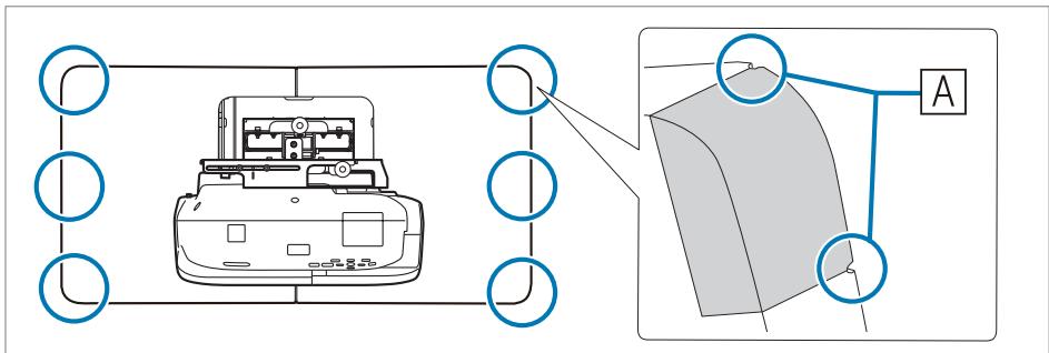 Diagram showing a printer with labeled components and a 3D model with annotation 'A'