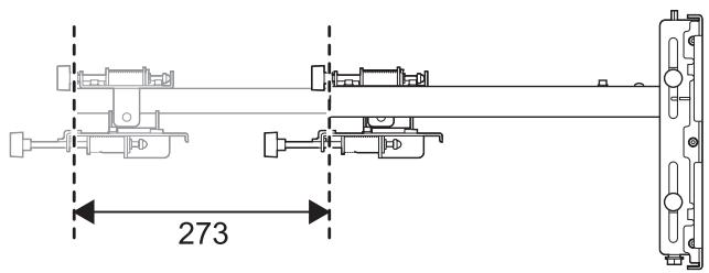 EPSON EB-1430WI - Intervalo de ajuste de deslizamiento horizontal - 2