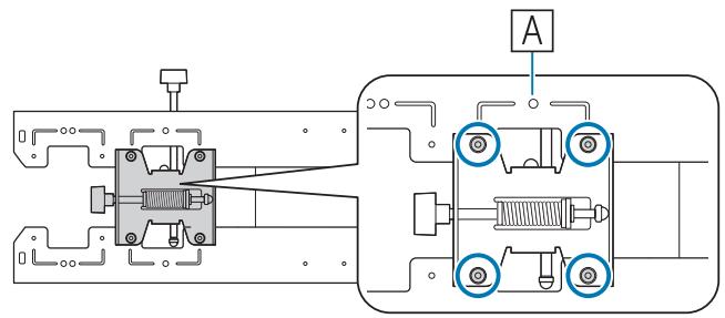 EPSON EB-1430WI - Acoplar la unidad de ajuste de 3 ejes a la placa de fijación con los tornillos M4 (x4) suministrados - 1